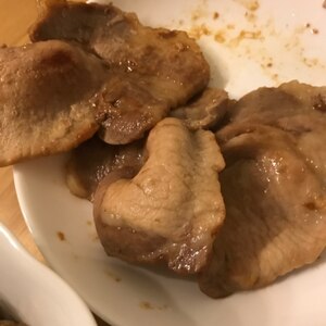 麺つゆで簡単豚の生姜焼き